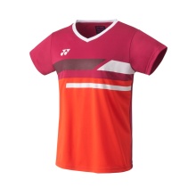 Yonex Sport-Tshirt Crew Neck Club Team 2023 rot Damen